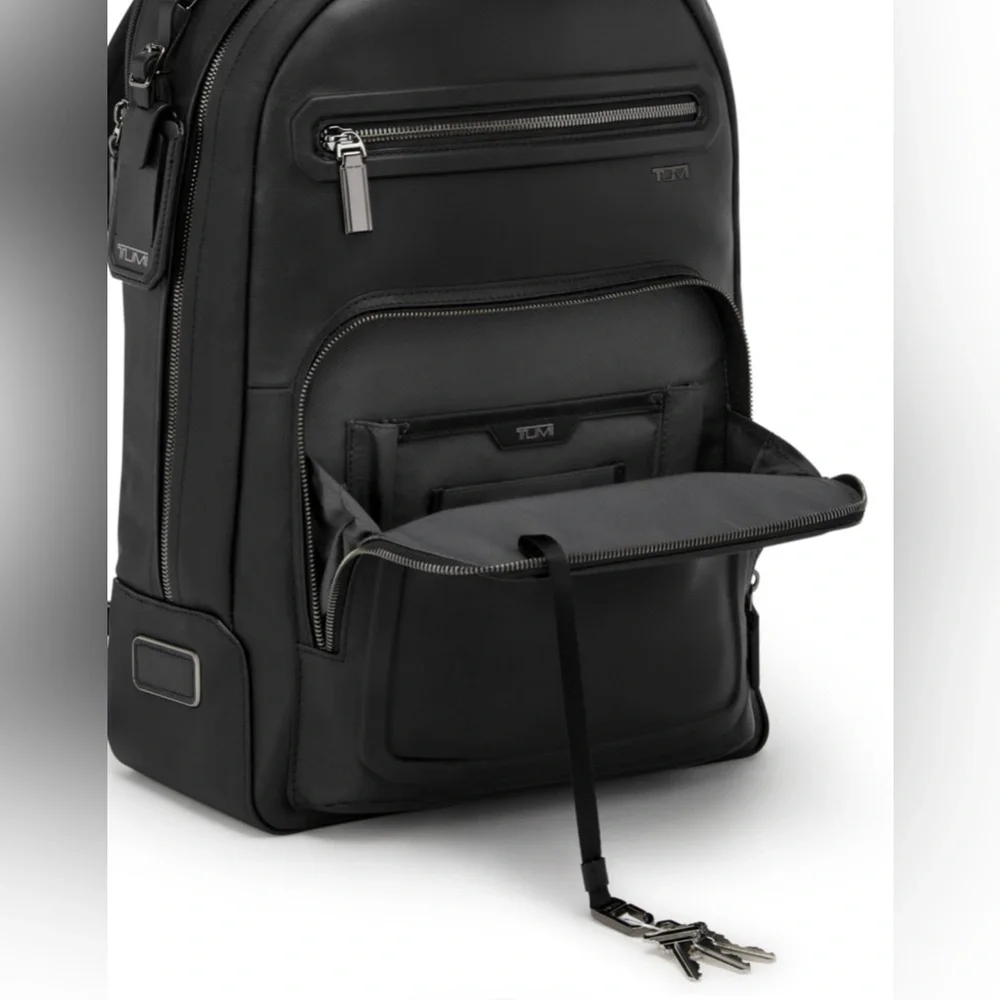 Tumi Harrison Warren Leather Backpack- NWT